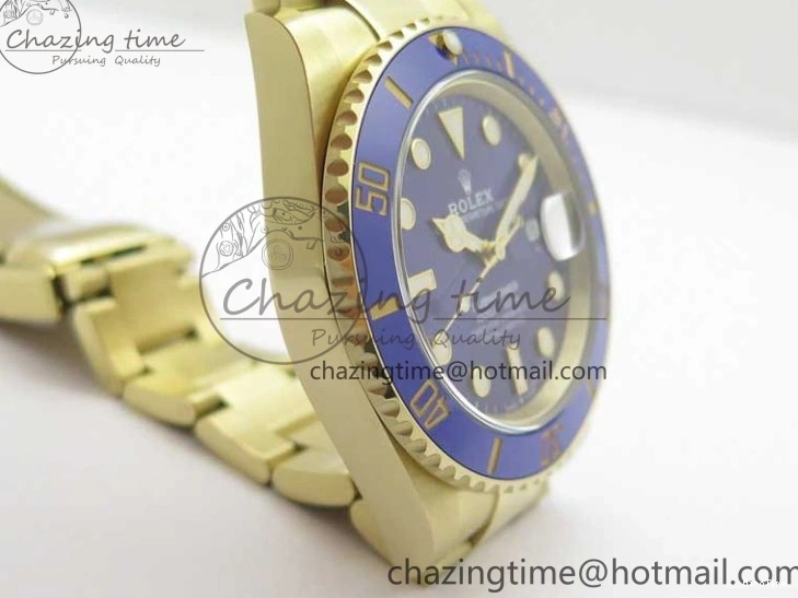 MiroTime 0506 Submariner 41mm 126618 LB YG BP Maker Best Edition Blue Dial on YG Bracelet DailyWear 2572